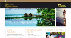 Desktop Screenshot of luxuryindiaholiday.com